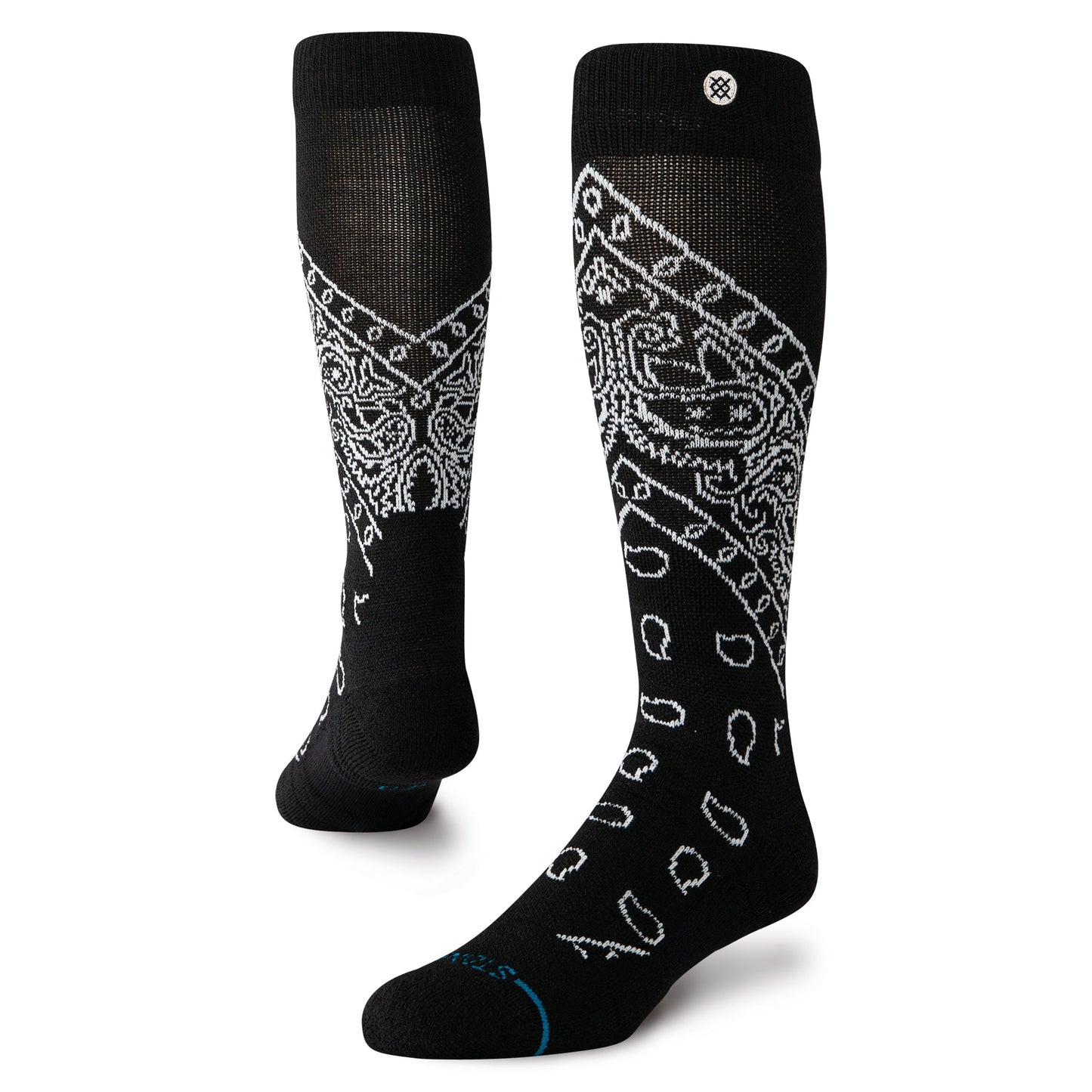 Stance Barrio Mid Wool Snow Sock Black