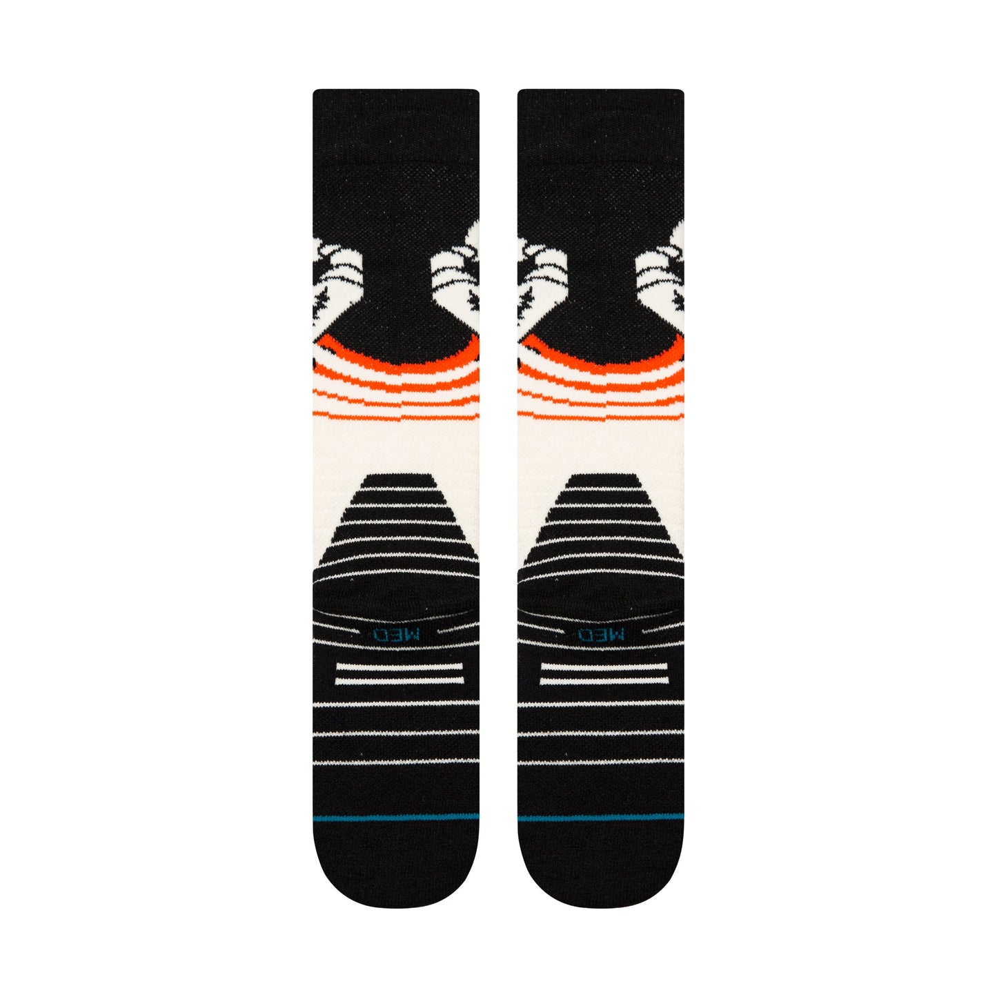 Stance Crab Grab Mid Poly Snow Sock Cream