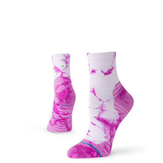 Stance Aria Light Wool Quarter Sock Berry